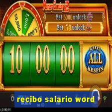 recibo salario word